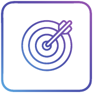 Icono de estrategia y análisis de datos